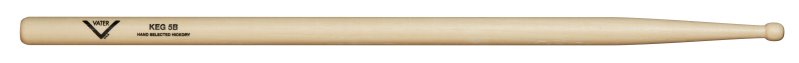 Vater Percussion - 5B Keg Wood Tip Hickory Drumsticks, Pair #VHK5BW