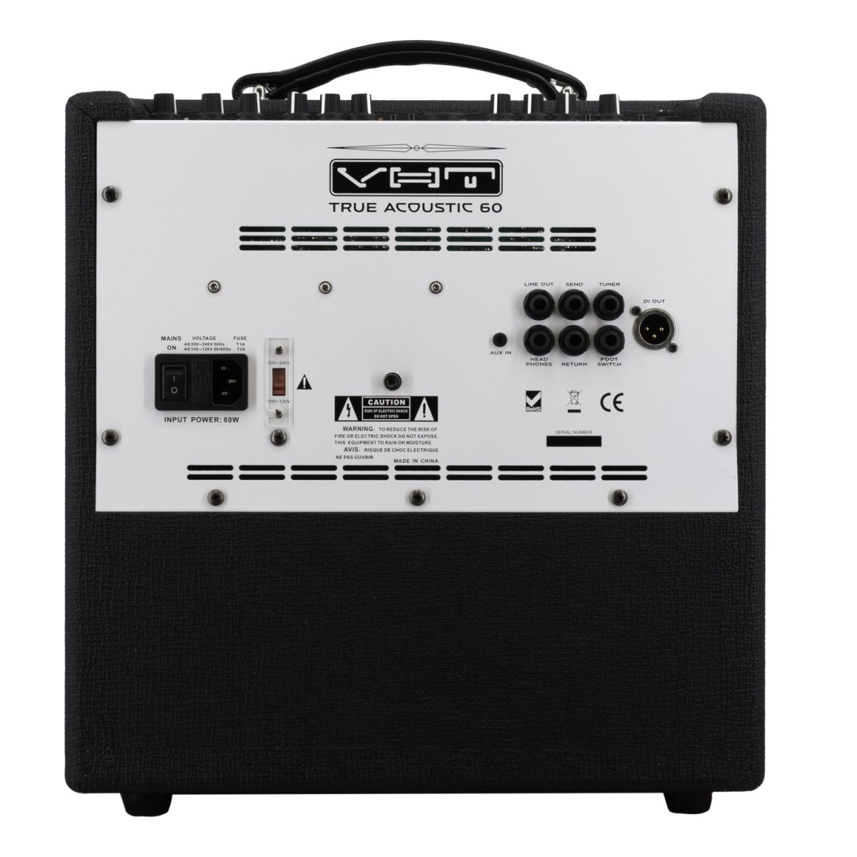 VHT - AV-TA-60 True Acoustic 60 Amplifier Back