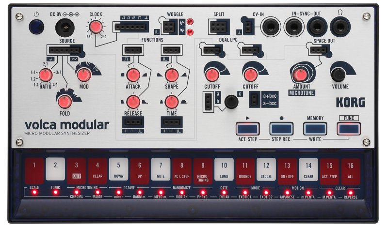Korg - Micro-Modular Synth with multi patch points #VOLCAMODULAR