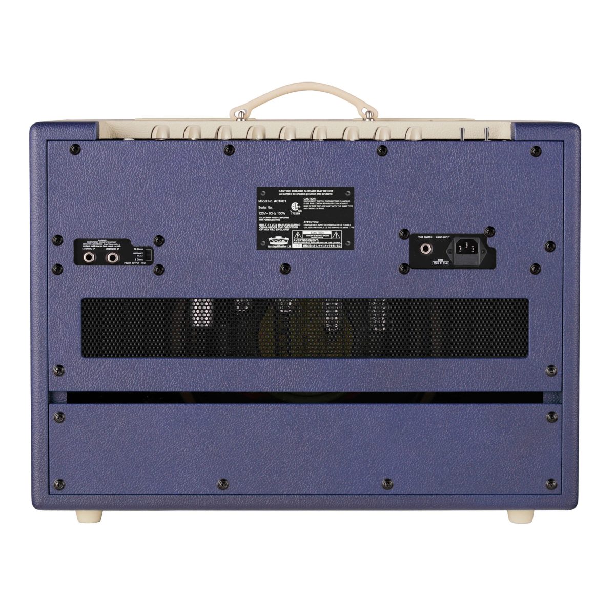 Vox - AC15C1-TTBC All Tube Limited Edition Blue and Cream Two-Tone Color