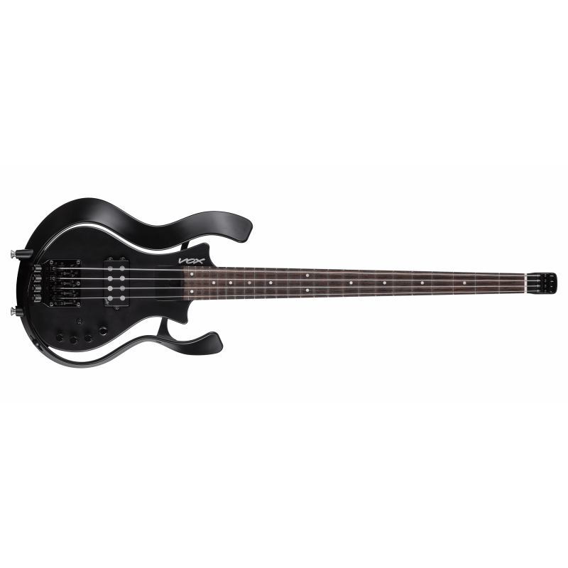 Vox - Starstream Artist Headless Electric Bass Guitar, Black #VSBAHL4