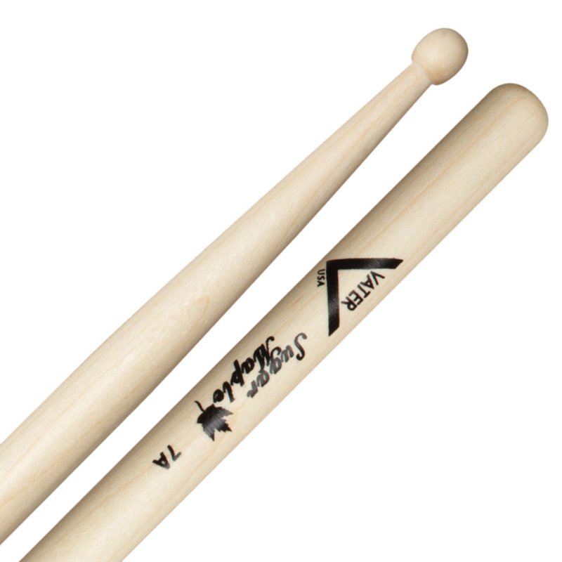 Vater Percussion - Wood Tip Sugar Maple 7A Drumsticks, Pair #VSM7AW