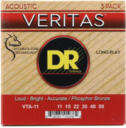 DR - Veritas Phosphor Bronze Acoustic Guitar Strings #VTA-11-3PK