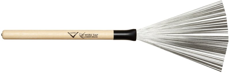Vater Percussion - Wire Tap Fixed Wood Handle Wire Brush #VWTW