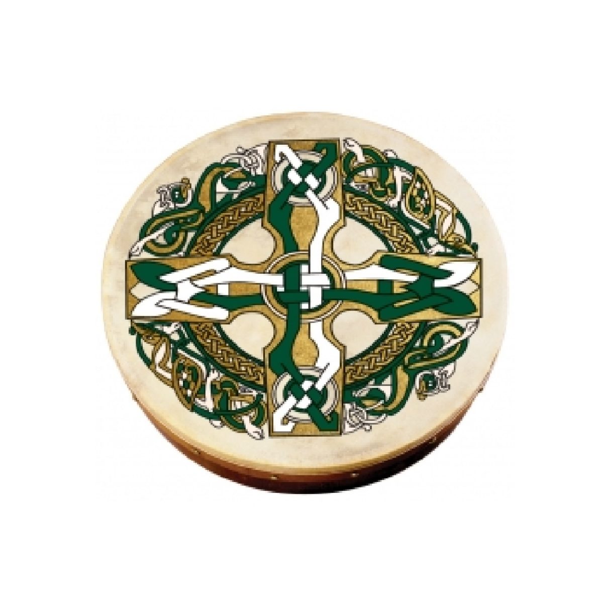 Waltons - 12" Celtic Design Bodhran - Gaelic Cross 1932