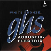 GHS - White Bronze Acoustic Guitar Strings - Light (.012-.054) #WB-L
