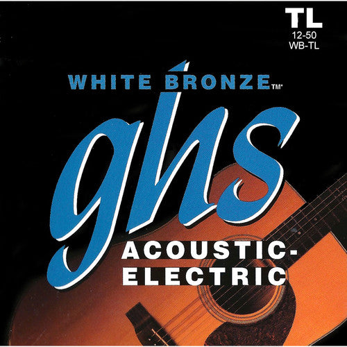 GHS - White Bronze Alloy 52 Acoustic Guitar Strings - True Light 12-50 #WB-TL