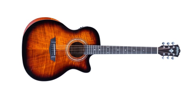 Washburn - Comfort G12FCE Acoustic-electric Guitar, Cognac Sunburst #WCG12FCE