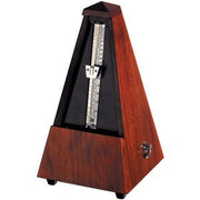 Wittner – 801M Metronome System Maelzel without Bell – Solid Wood Mat Silk Mahogany Coloured