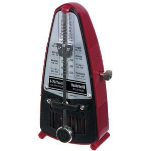 Wittner – 834 Metronome Taktell Piccolo without Bell – Plastic Casing Ruby