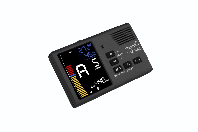 Cherub - 5-In-1 Rechargeable String Instrument Mate Hygrometer & Thermometer Equipped #WMT-565C