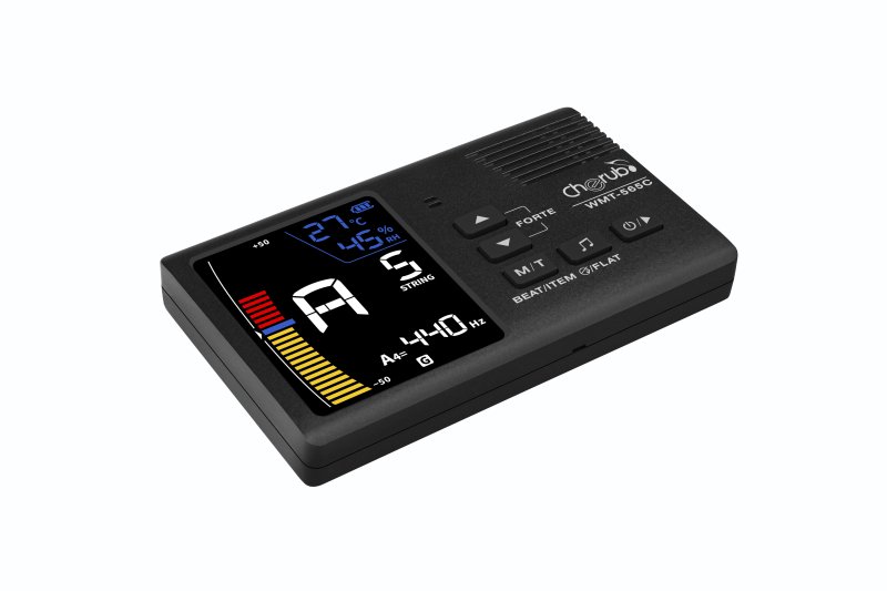 Cherub - 5-In-1 Rechargeable String Instrument Mate Hygrometer & Thermometer Equipped #WMT-565C