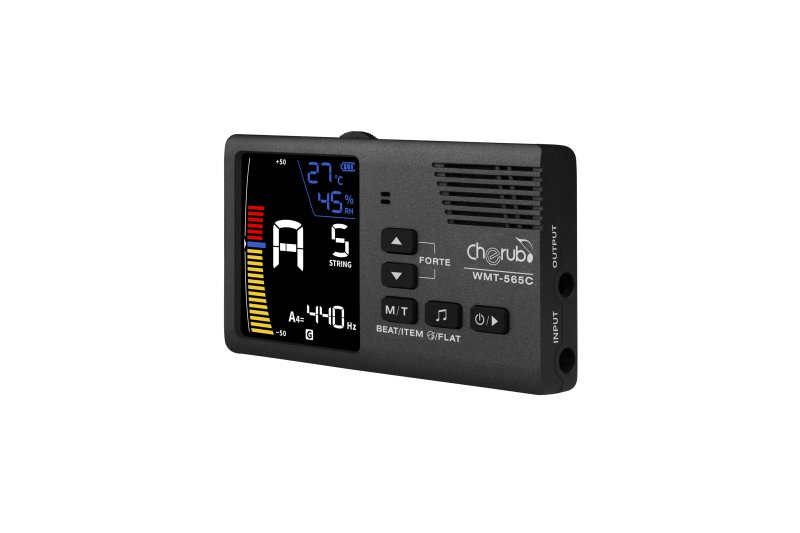 Cherub - 5-In-1 Rechargeable String Instrument Mate Hygrometer & Thermometer Equipped #WMT-565C