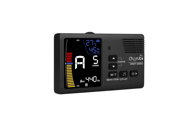 Cherub - 5-In-1 Rechargeable String Instrument Mate Hygrometer & Thermometer Equipped #WMT-565C