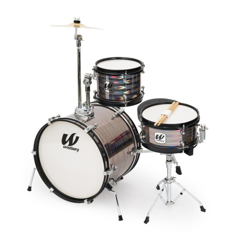 Westbury - 3-Piece Junior Drum Set Complete With Throne, Prismatic Finish #WST-JR3-PR