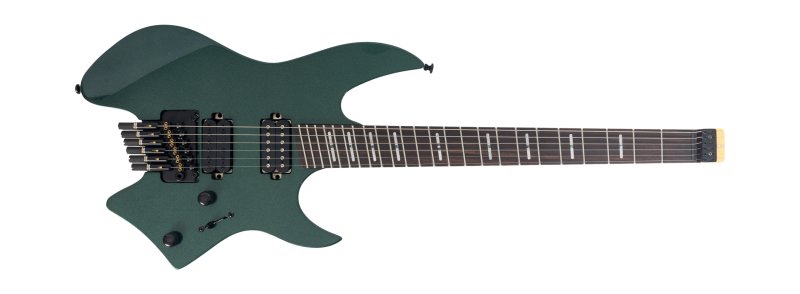 Sire - Larry Carlton X6 Headless-6 String Electric Guitar, Metallic Green #X6-HDL-6-MGR