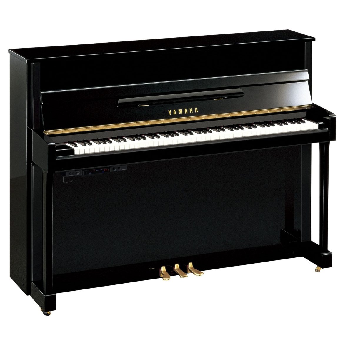 Yamaha - b2 TC3 TransAcoustic Upright Piano - Polished Ebony