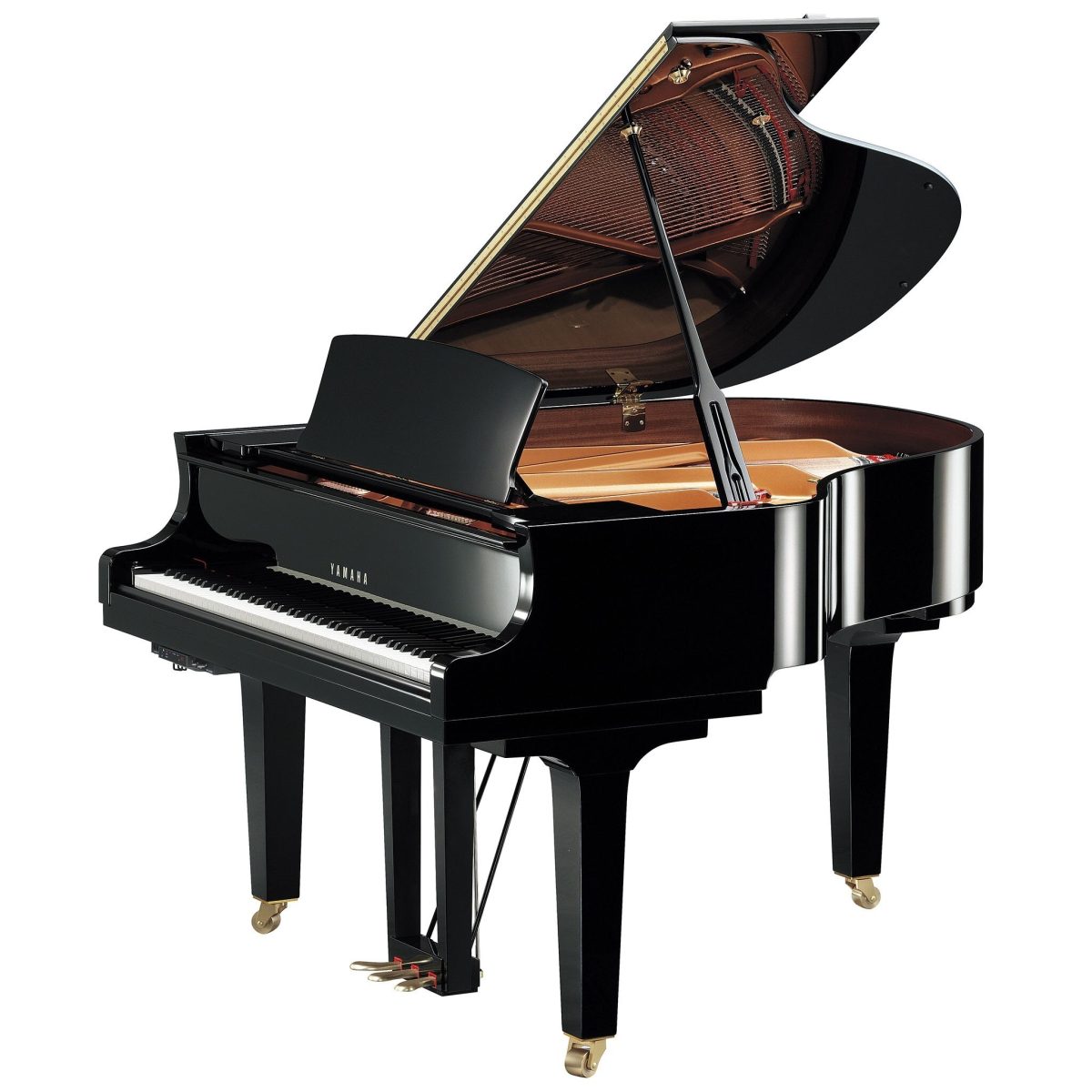 Yamaha - C1X TA3 TransAcoustic Grand Piano Polished Ebony