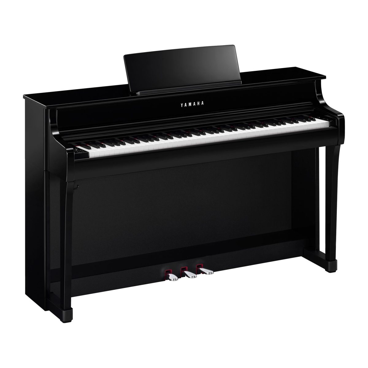 Yamaha - CLP-835 Polished Ebony Clavinova Digital Piano