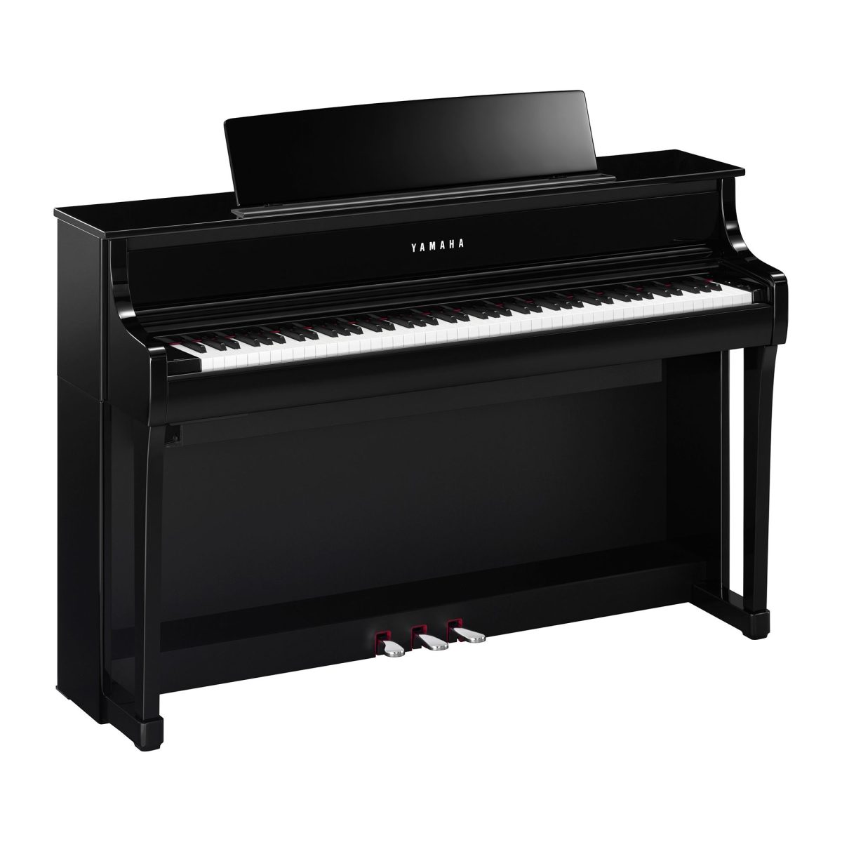 Yamaha - CLP-875 Polished Ebony Clavinova Digital Piano