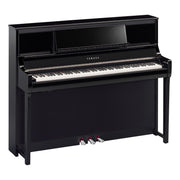 Yamaha - CSP-295 PE Clavinova - Polished Ebony Angle