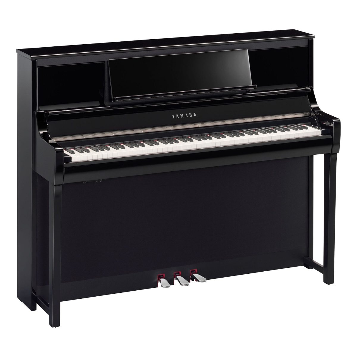 Yamaha - CSP-295 PE Clavinova - Polished Ebony Angle
