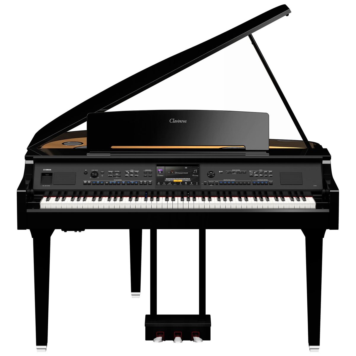 Yamaha - CVP-909GP Polished Ebony Clavinova Digital Grand Piano