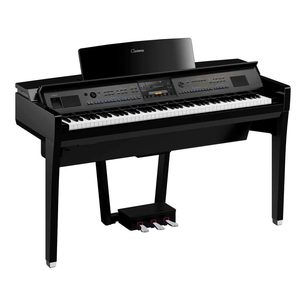 Yamaha - CVP-909 Polished Ebony Clavinova Digital Piano