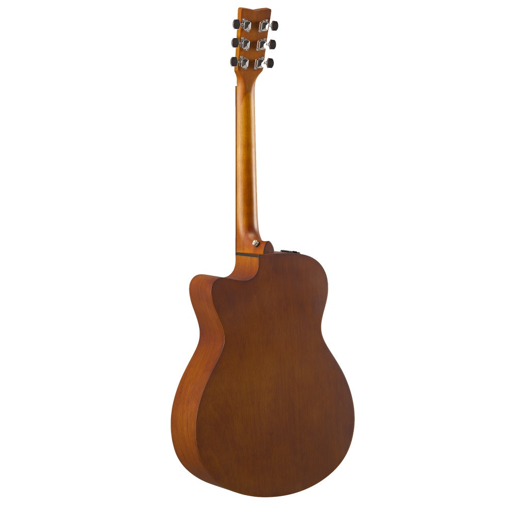 Yamaha - FSX400C Natural Satin Cutaway Concert-Style Electro Acoustic Guitar
