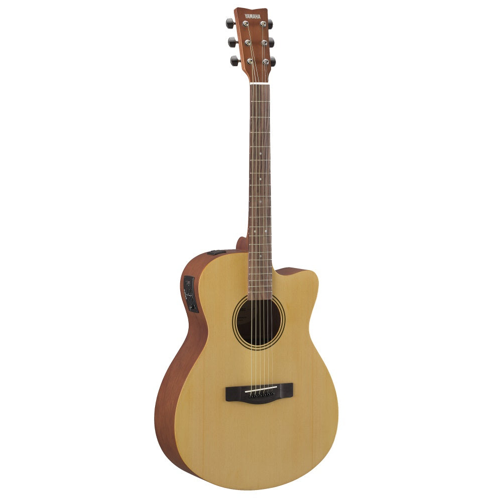 Yamaha - FSX400C Natural Satin Cutaway Concert-Style Electro Acoustic Guitar