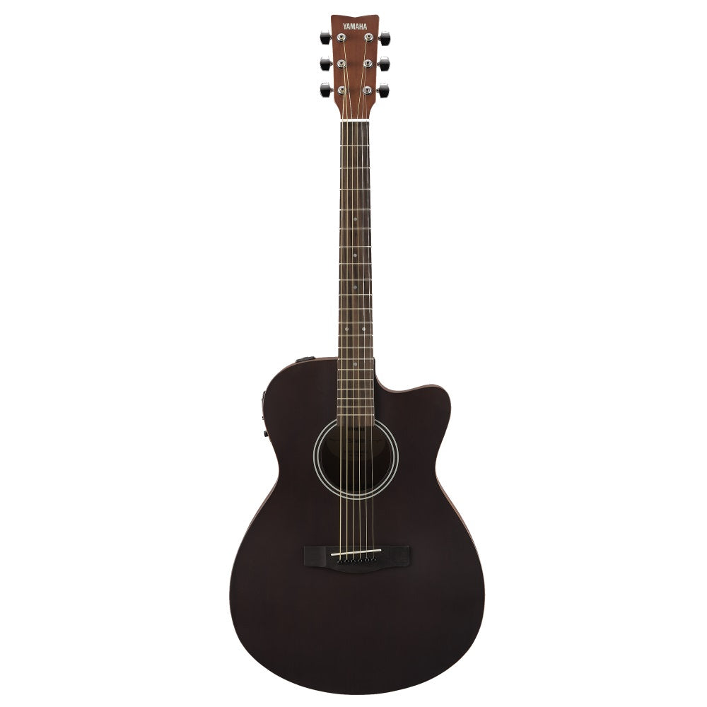 Yamaha - FSX400C Smoky Black Cutaway Concert-Style Electro Acoustic Guitar