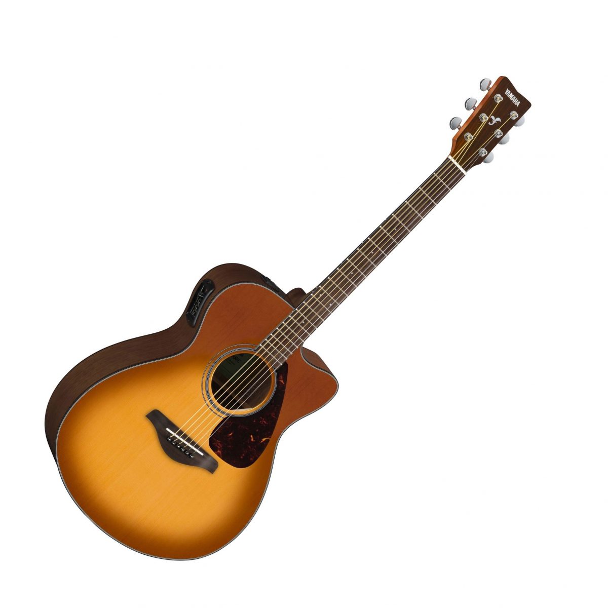 Yamaha FSX800CSDB - Electro/Acoustic Guitar Sand Burst angle