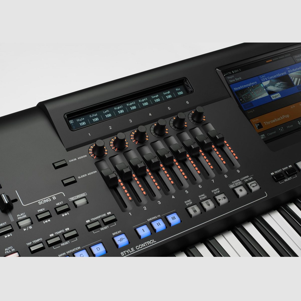 Yamaha - Genos2 Arranger Workstation Interface