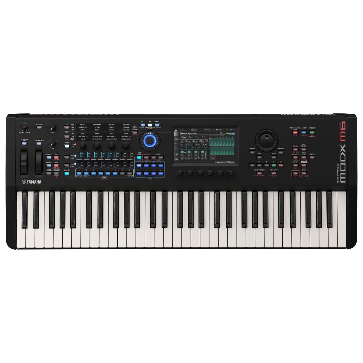 Yamaha - MODX M6 Synthesizer 61-Key Semi-Weighted FSB