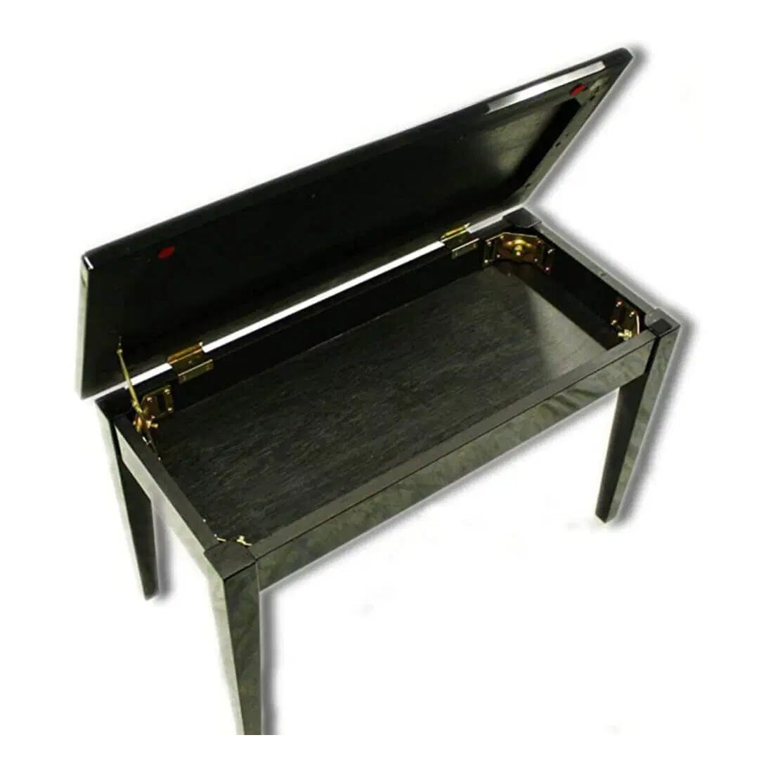 Yamaha - No. 3 Polished Ebony Piano Bench 30 in. w/ Storage