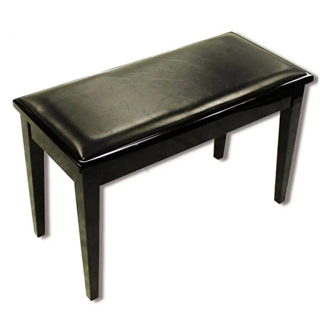Yamaha - No. 3 Polished Ebony Piano Bench 30 in. w/ Storage