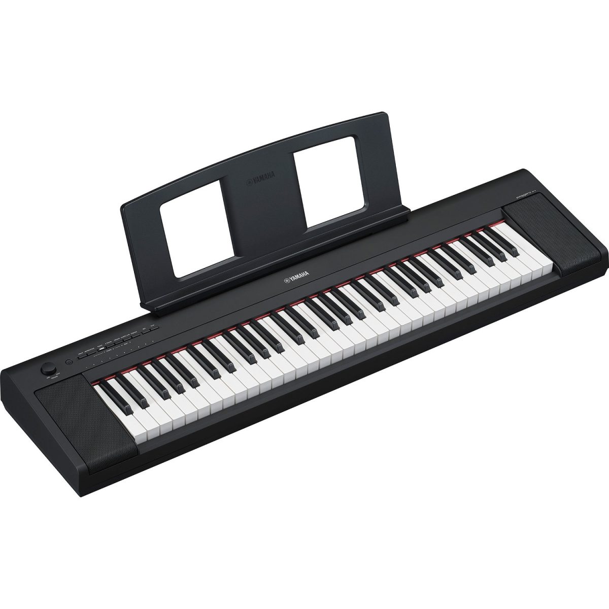 Yamaha - NP-15 Piaggero 61-Key Keyboard - Black With Music Rest