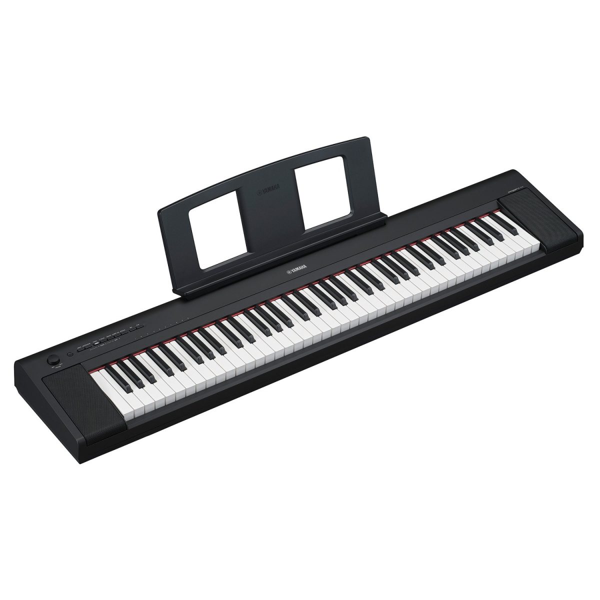 Yamaha - NP-35 Piaggero 76-Key Keyboard - Black With Music Rest