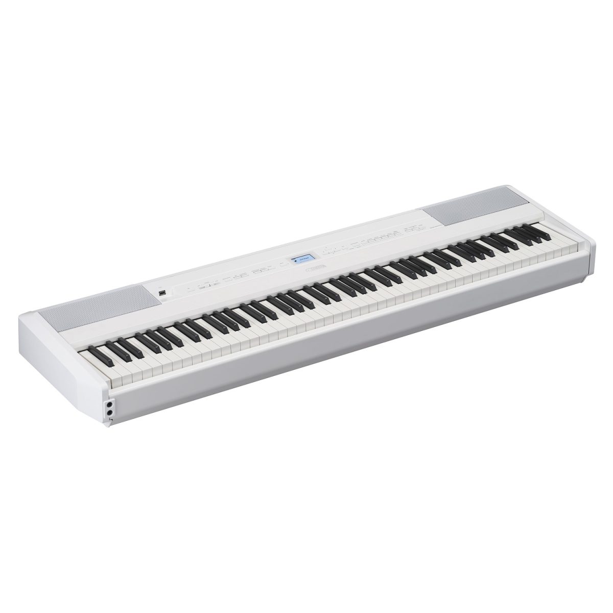 Yamaha - P-525 White Portable Piano Side