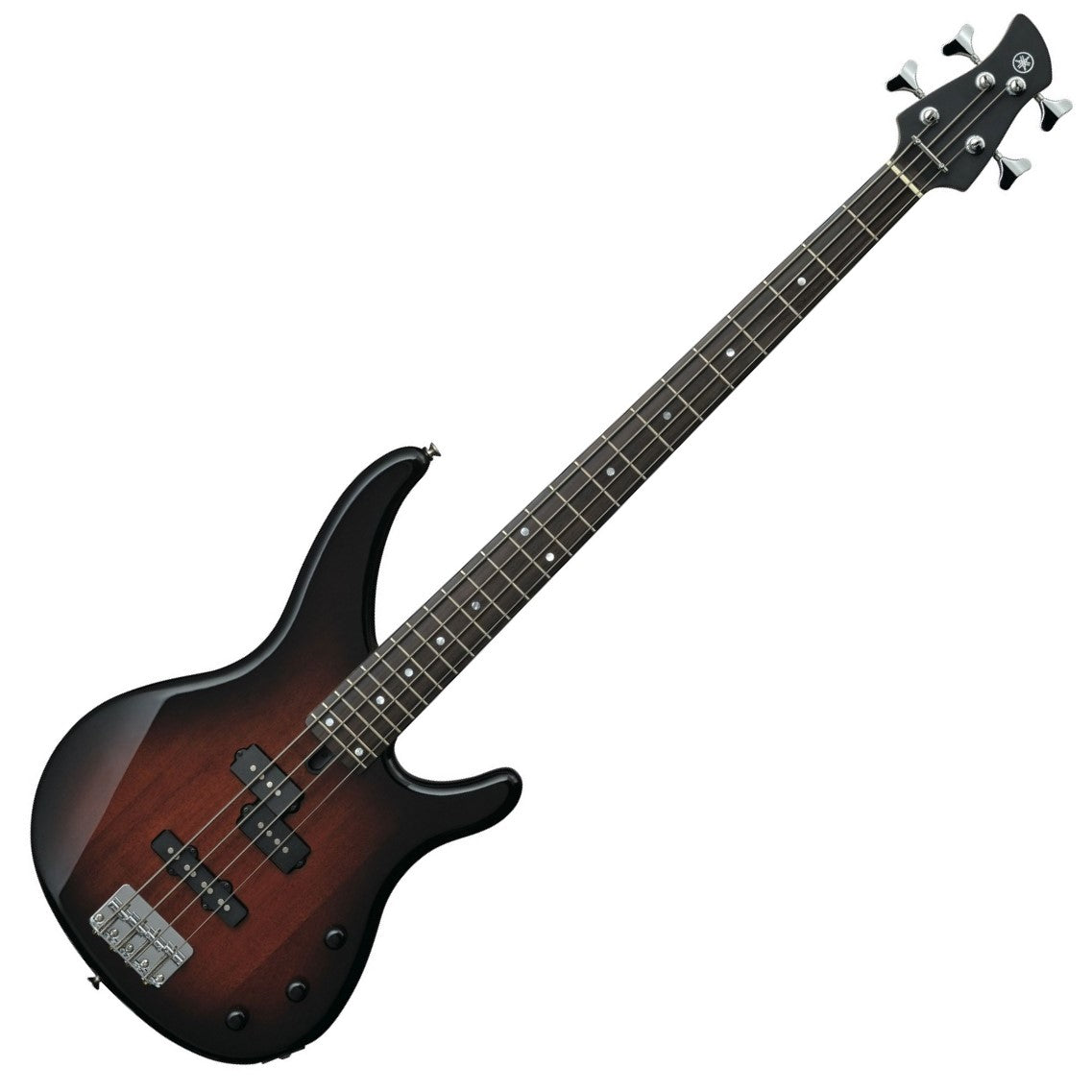 Yamaha 4 String Bass - Old Violin Burst - TRBX174OVS angle