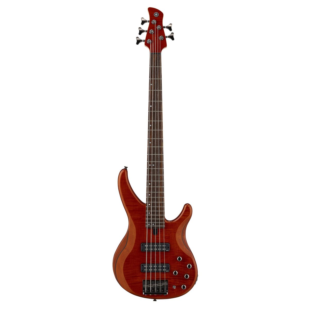 Yamaha - TRBX605FM Caramel Brown 5-String Bass — 1