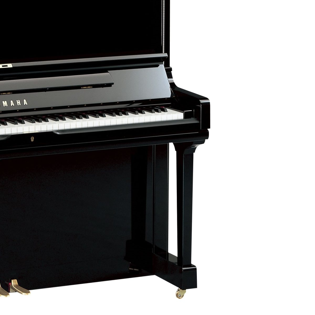 Yamaha YUS3PE 52" Upright Professional Collection Piano - Polished Ebony zoom