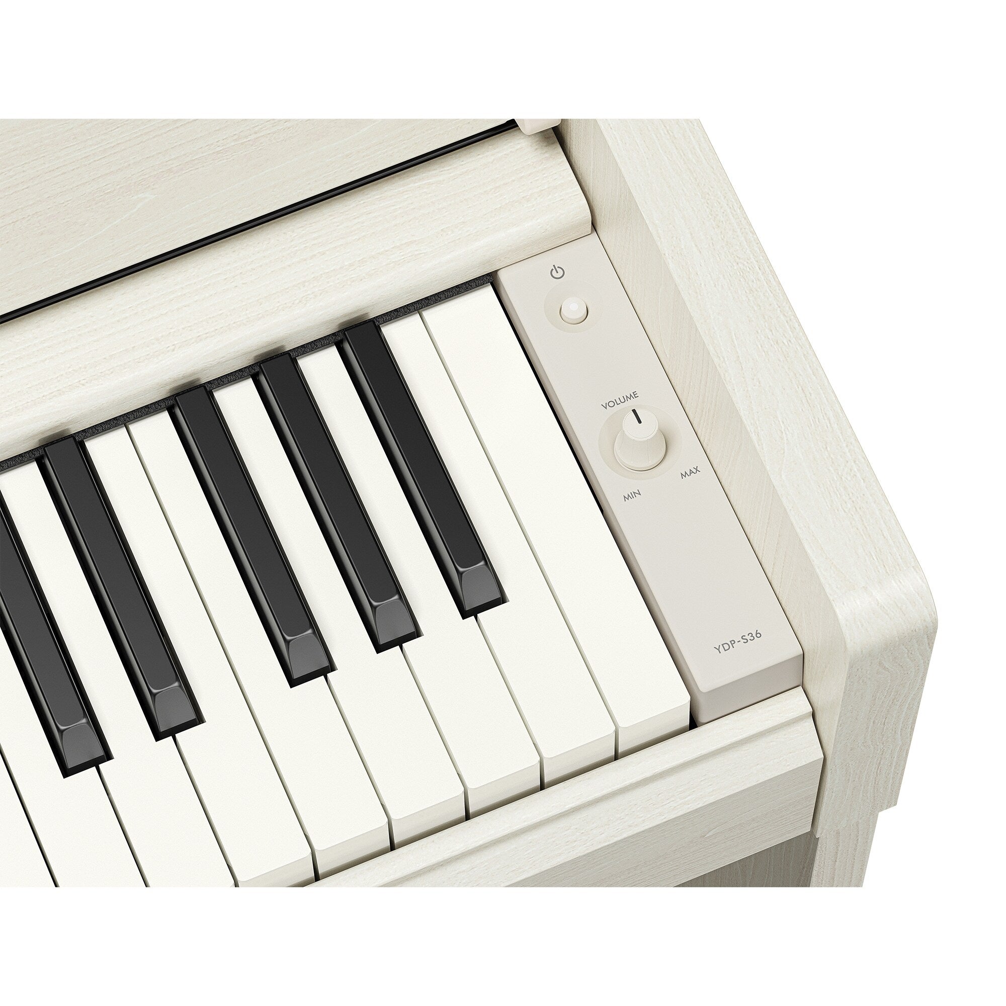 Yamaha - Arius YDP-S36 White Birch Slim Digital Piano