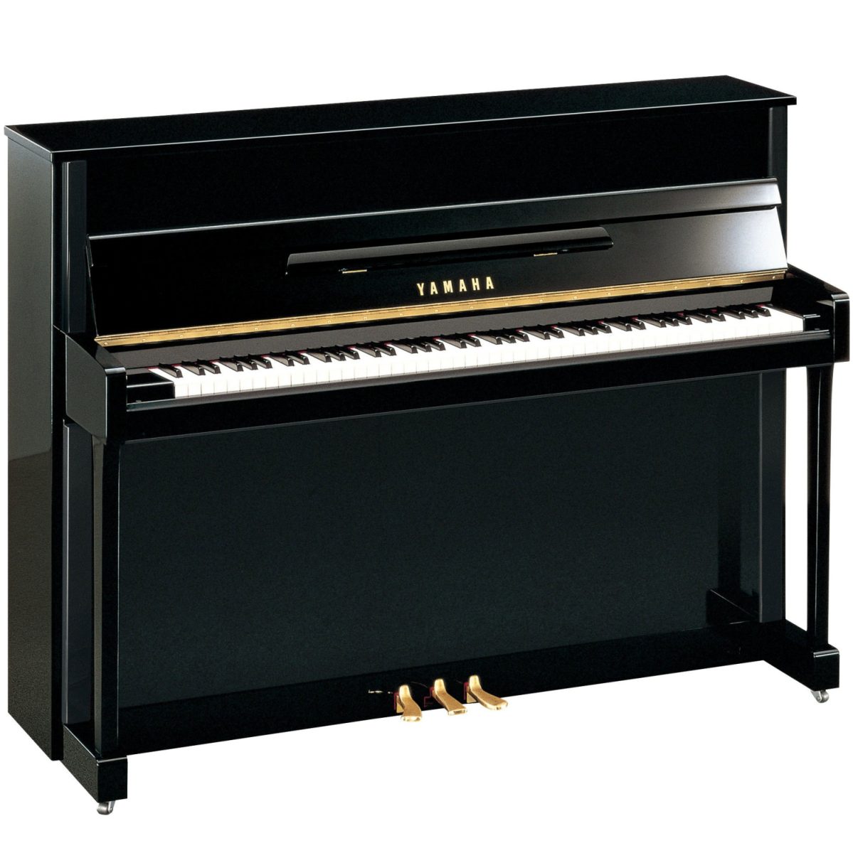 Yamaha - b2 Upright Piano Polished Ebony