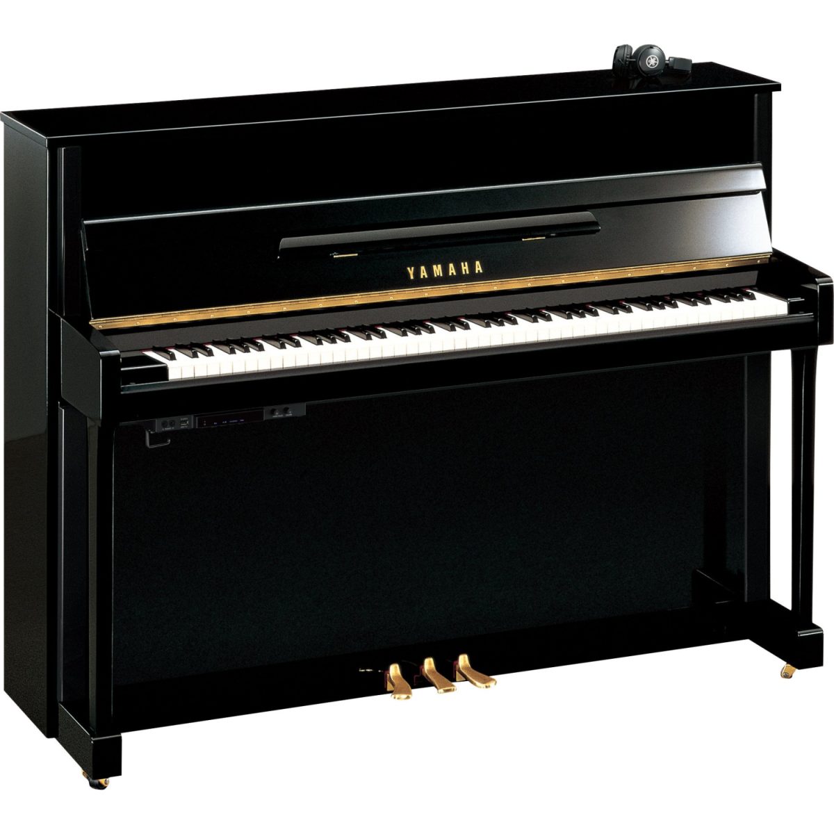 Yamaha B2SC2PE - Silent Upright Piano - Polished Ebony