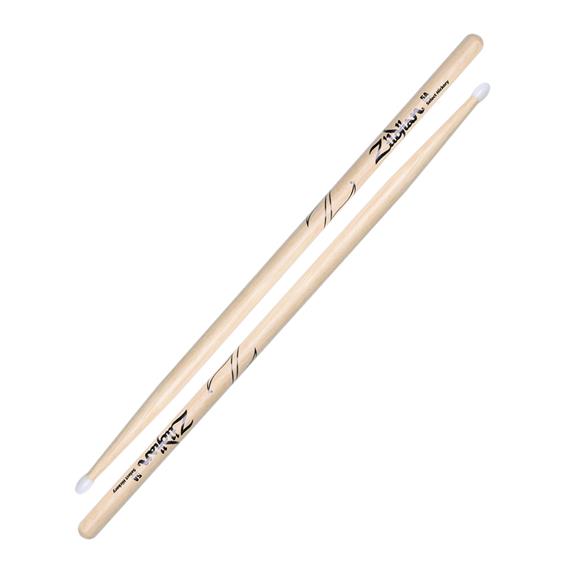 Zildjian - 5A Nylon Tip Hickory Drumsticks, Natural #Z5AN