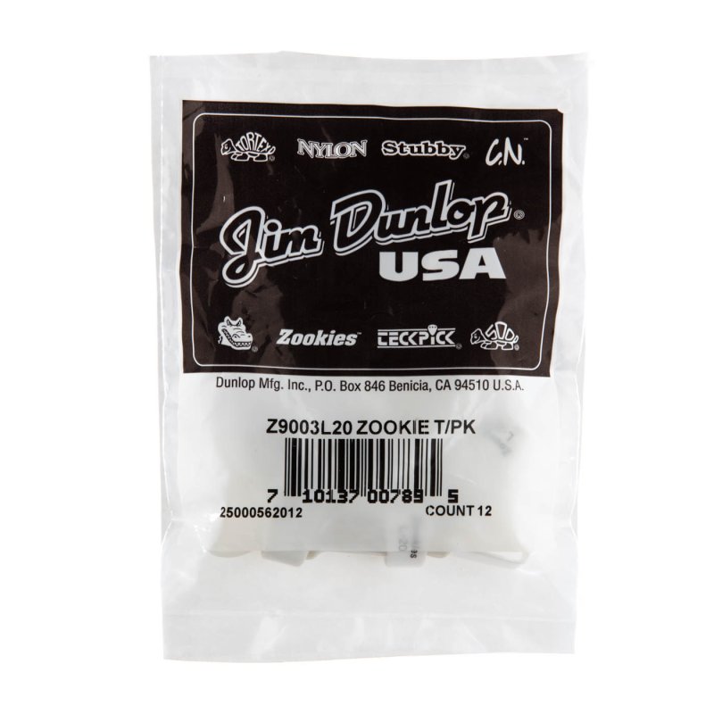 Dunlop - Zookies™ Thumbpicks (12/bag) #Z9003L-20