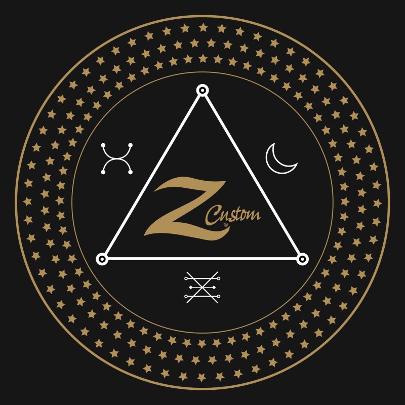 Zildjian - Limited Edition Z-Custom T-Shirt, Black (Medium) #ZATS0112-LE