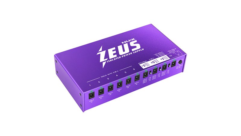 NUX - All-Isolated Guitar Pedal Power Supply #ZEUS