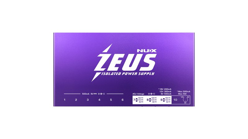 NUX - All-Isolated Guitar Pedal Power Supply #ZEUS